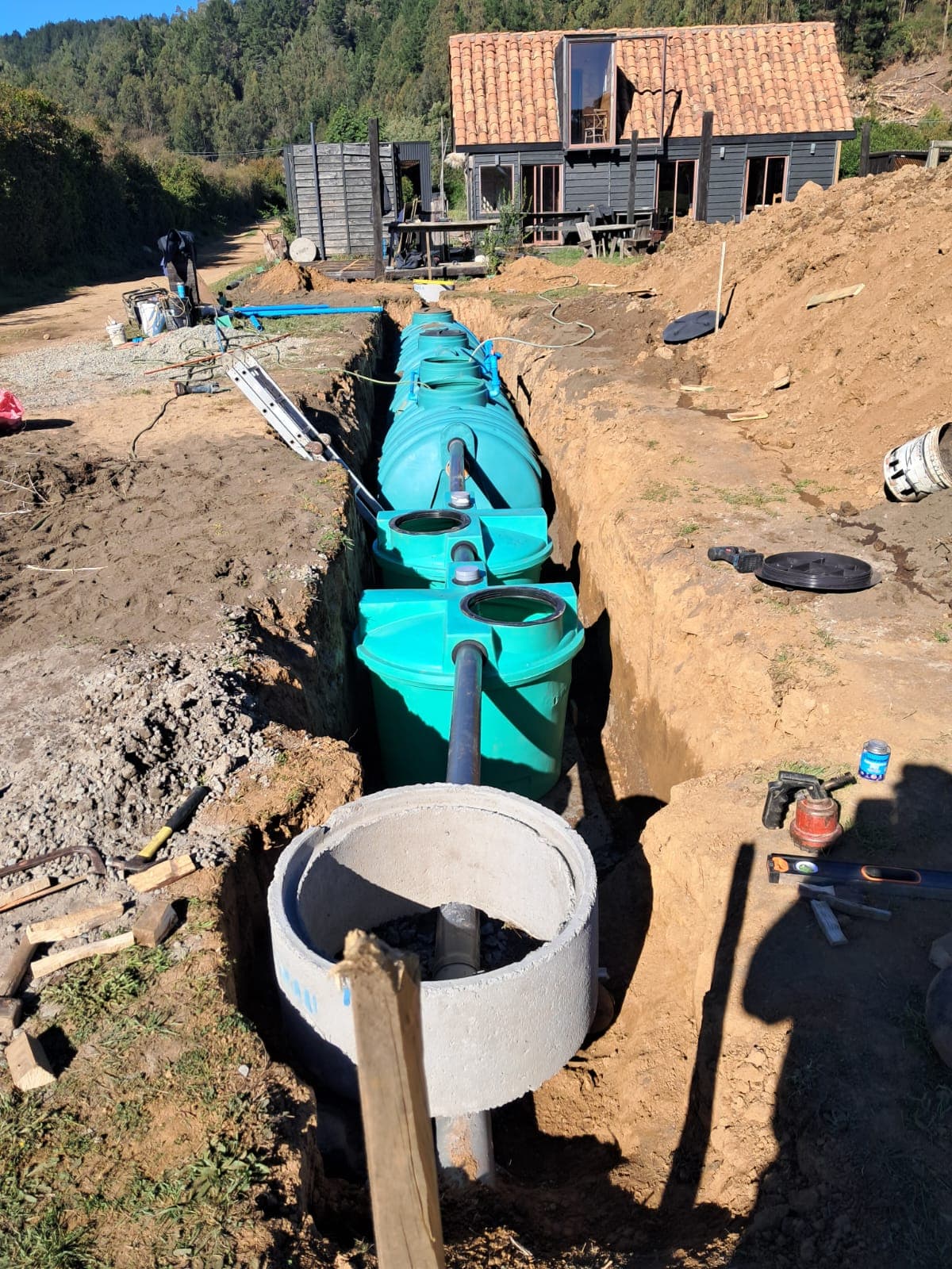 planta de tratamiento de aguas residuales
